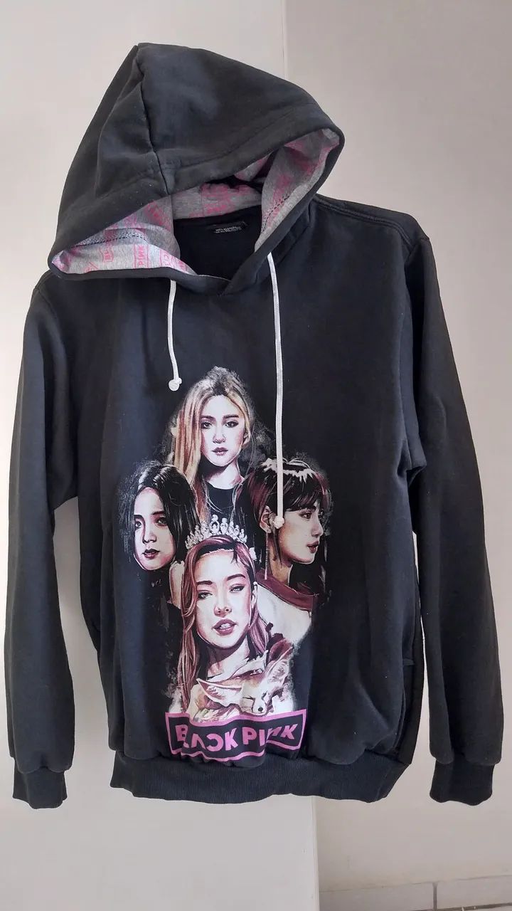 Moletom black pink 