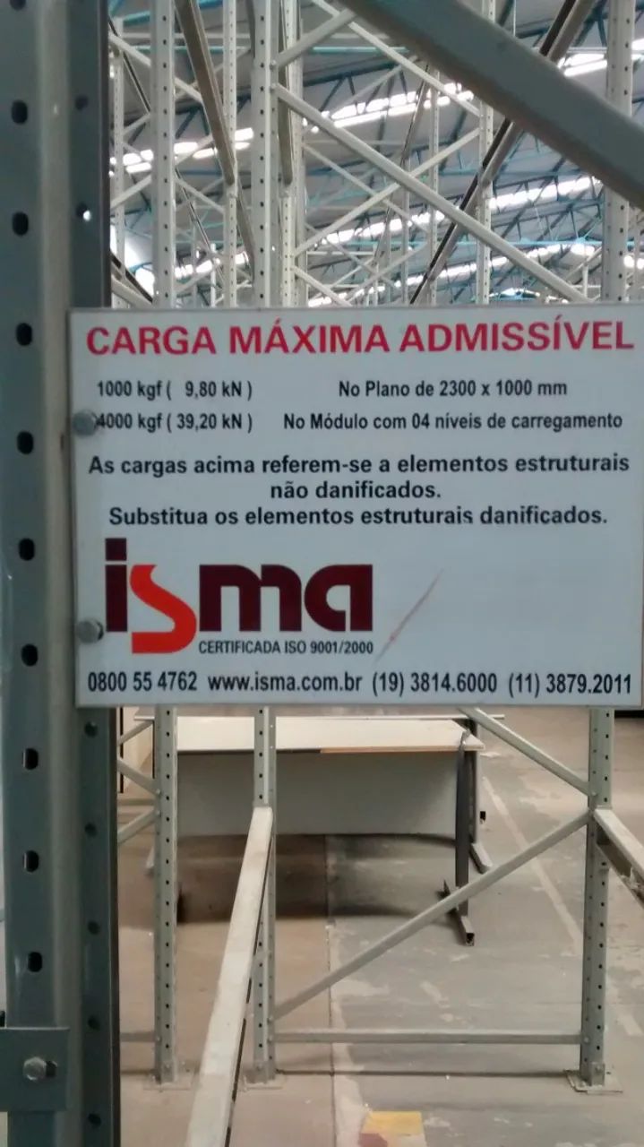 PORTA PALETES DA MARCA ISMA - Foto 2
