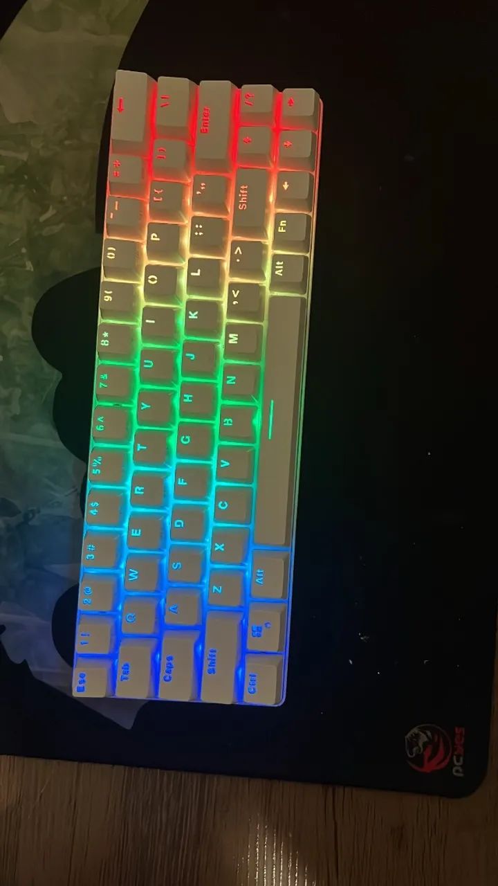 Teclado Mecânico BW-KB1 60% Branco  - Foto 5