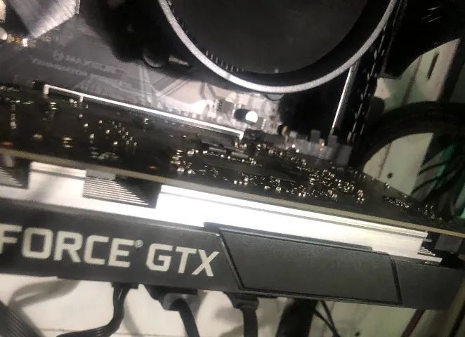PLACA DE VIDEO GTX 1650 4GB COM GABINETE PRETO - Foto 2