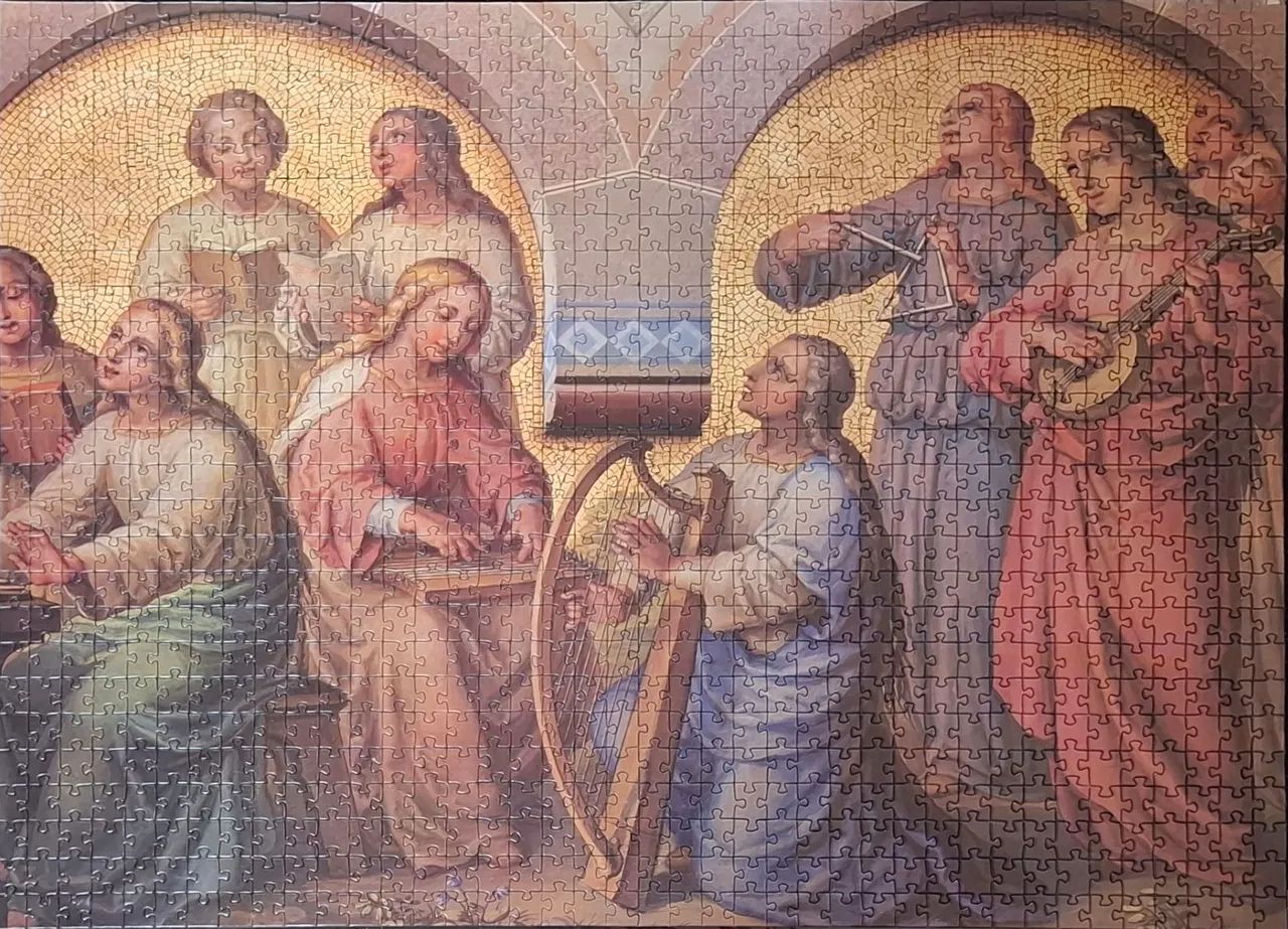 Quebra-cabeça Coro de Carmelitas 1000 peças - Foto 4