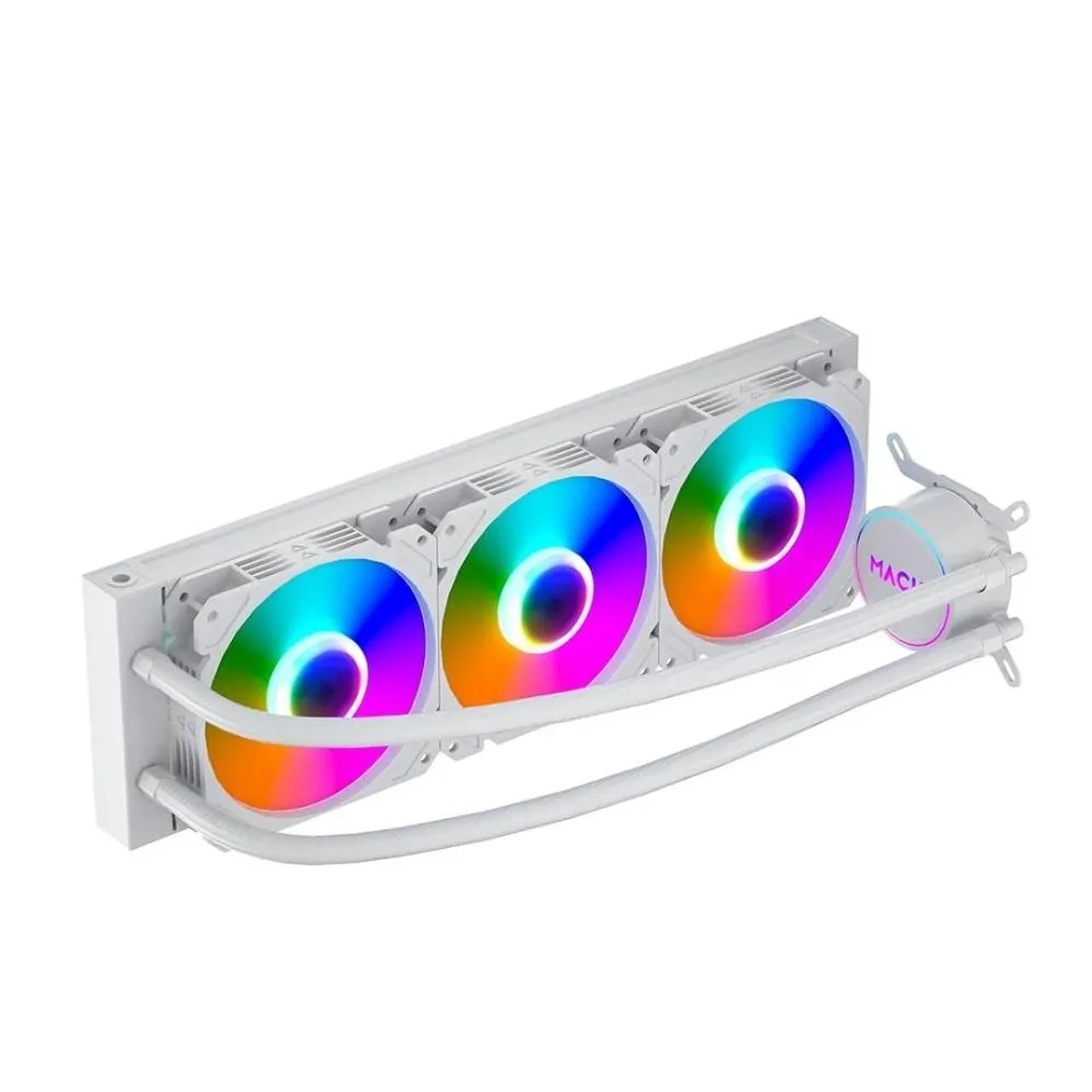Water Cooler MACH1 Logic GK360, RGB Fixo, 360mm, AMD e Intel, Branco LACRADO - Foto 3