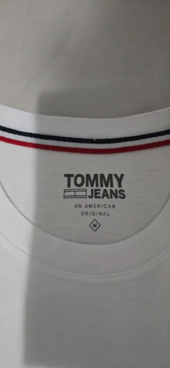 Camiseta tommy branca original - Foto 3