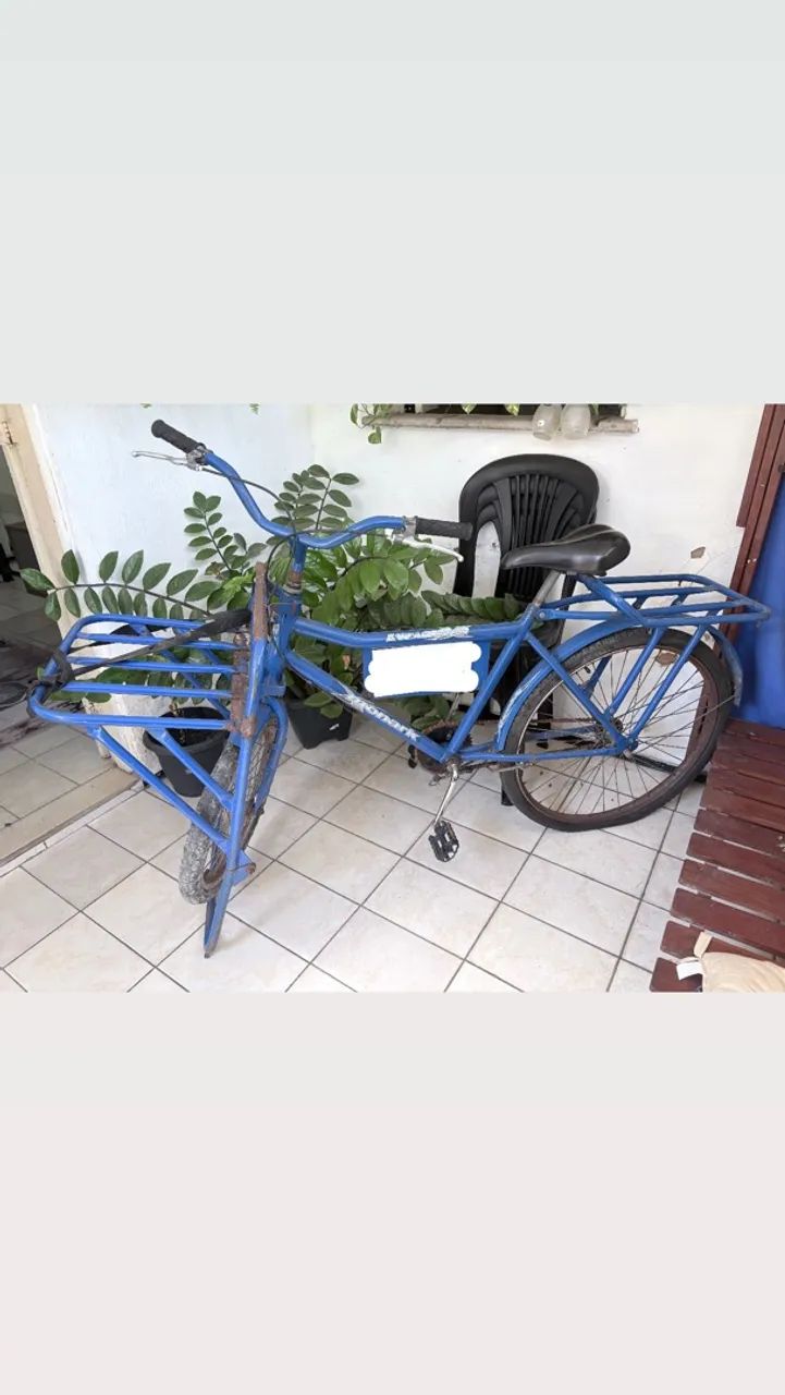 Bicicleta cargueiro pronta pro trabalho 