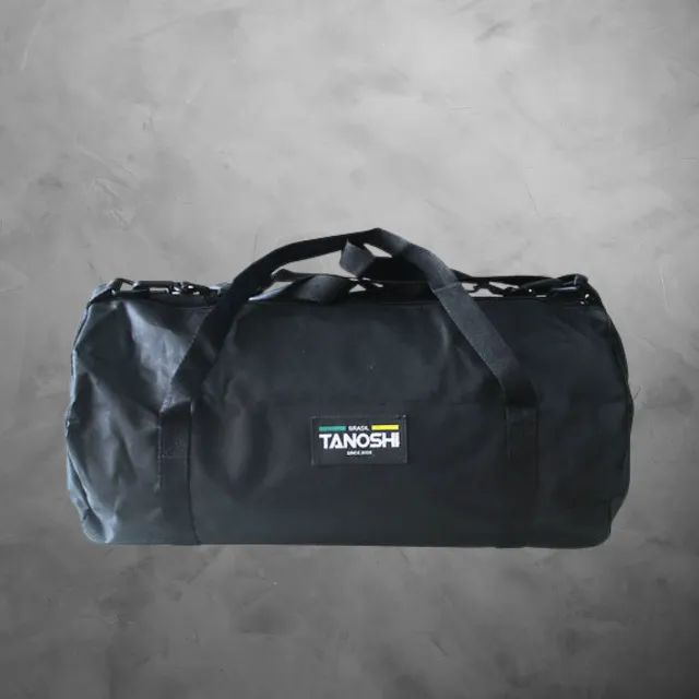 Bolsa Tanoshi de Nylon Preta - Resistente, Espaçosa e Prática