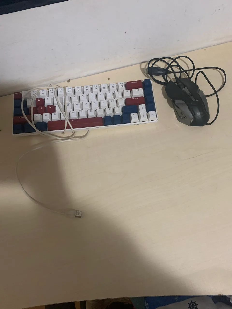 Teclado gamer com fio e mouse gamer  - Foto 3