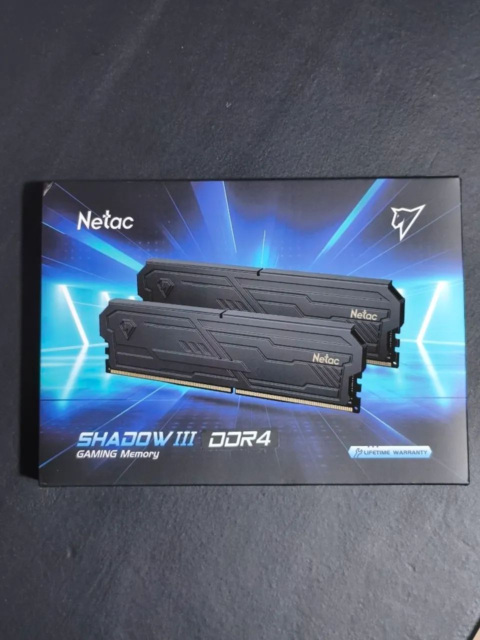 MEMÓRIA NETAC DDR4 16GB 2X8 LACRADA 3200MHZ - Memória RAM - COHAB