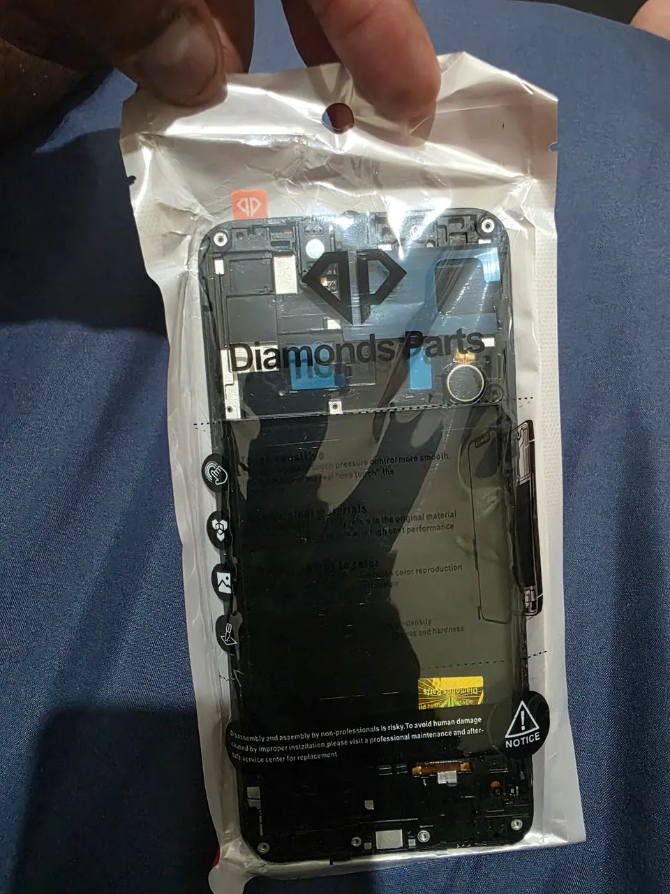 Tela frontal A20 T-led com aro - Diamonds - Foto 2
