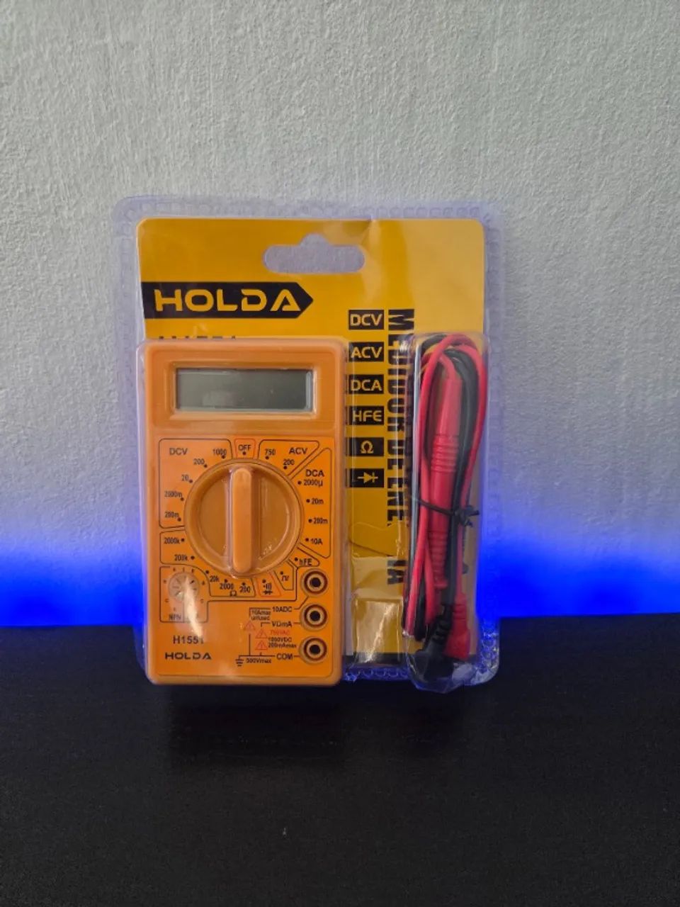 Multímetro Digital Holda H1551- Para Elétrica e Eletrônica - Foto 4