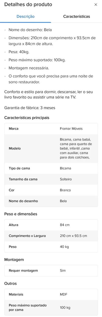 Bicama sofá babá solteiro NOVA! - Foto 5