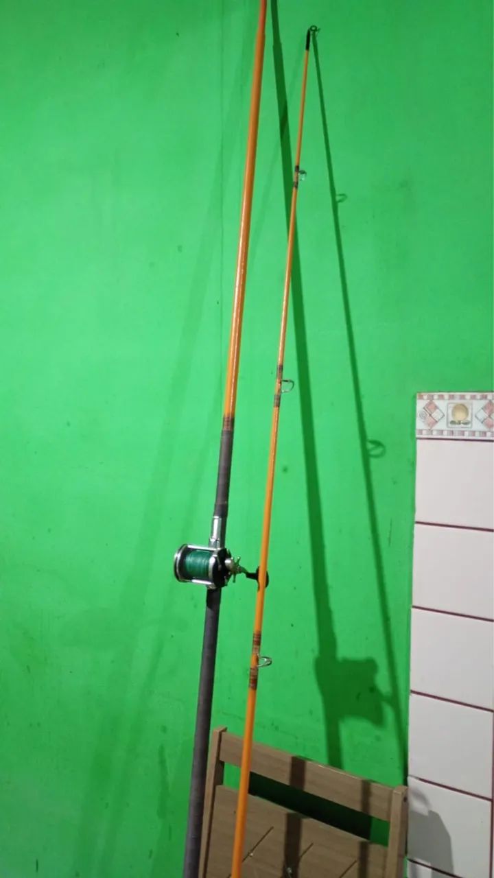 Vara Exportex 3,90m (Fuji) + Carretilha Penn Squidder 140 - Relíquia