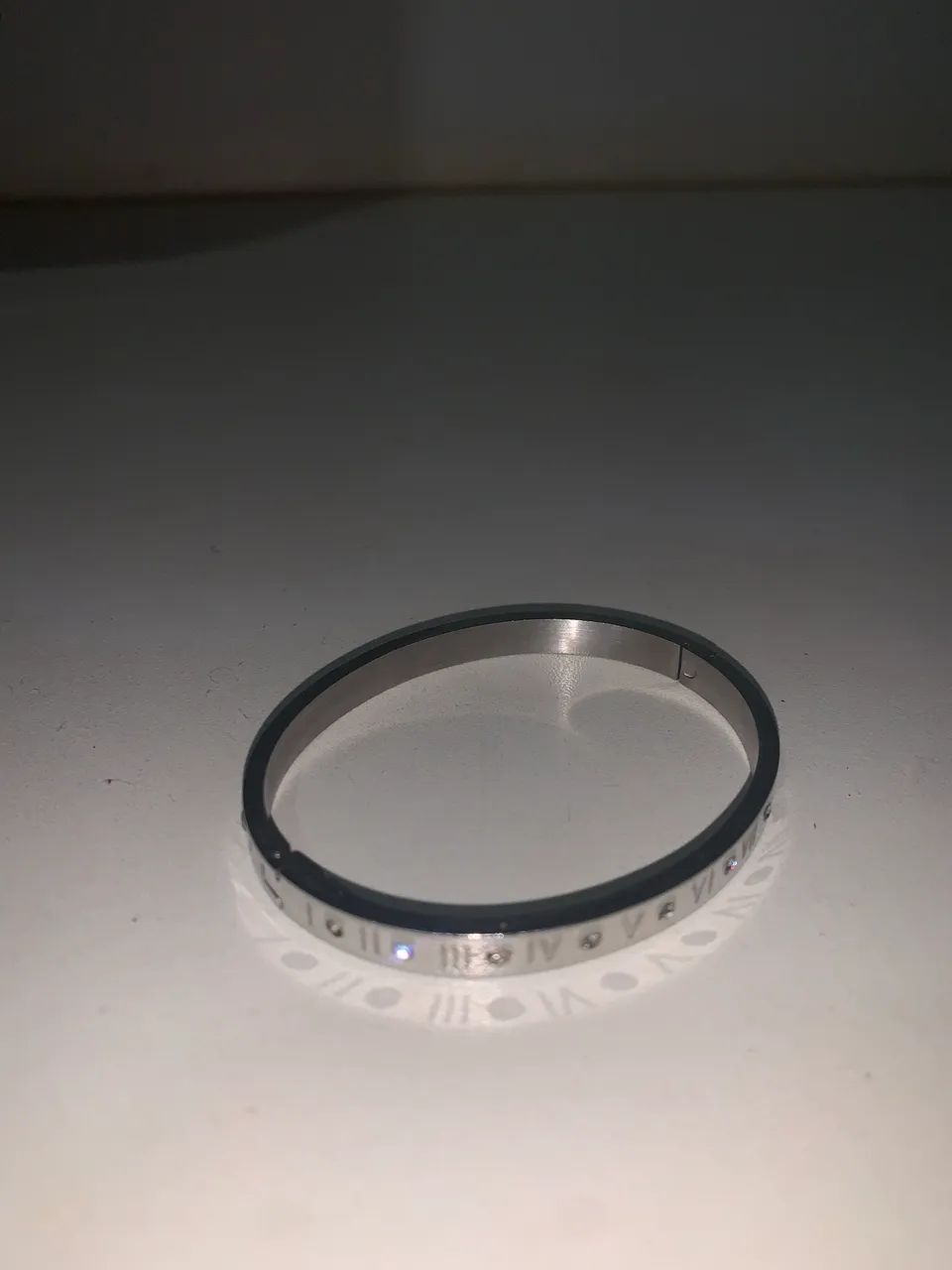bracelete cravejado números romanos  - Foto 2