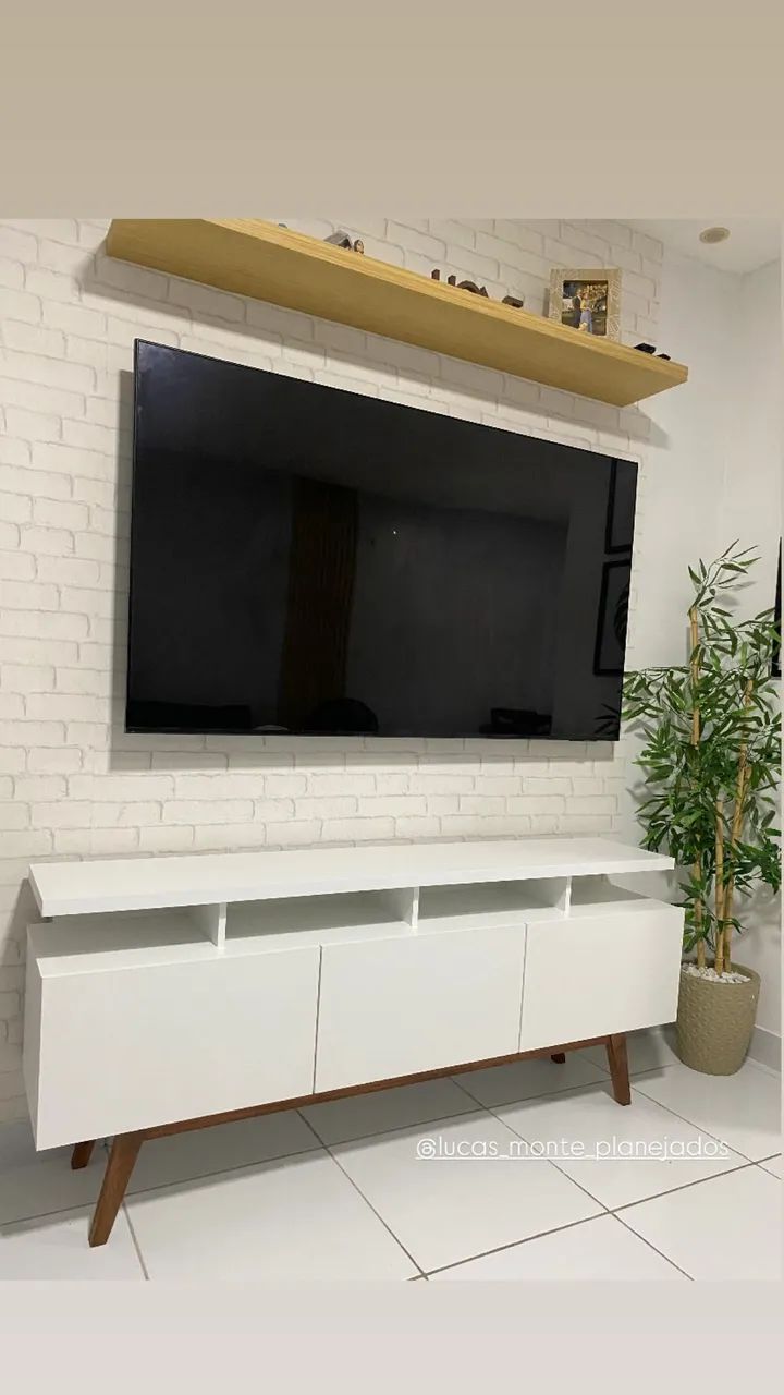 Rack retrô 100% mdf 