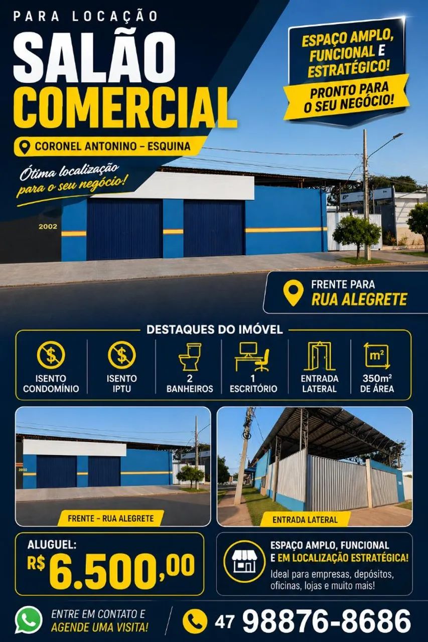 Salão Comercial Cel. Antonino