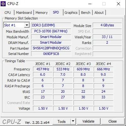 Memória DDR3 8GB (2x4GB)