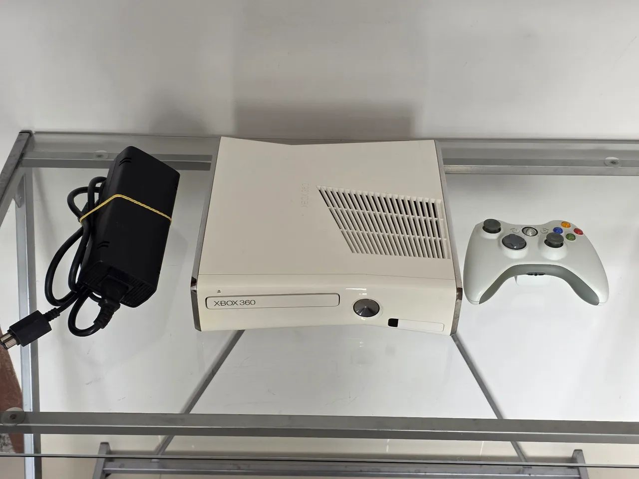 Xbox 360 slim branco ceramic