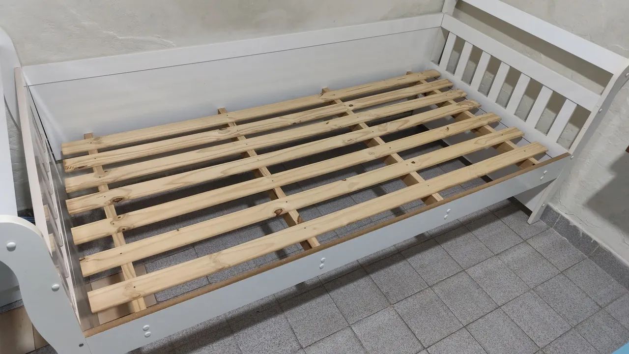 CAMA DE SOLTEIRO + COLCHÃO ORTOBOM - Foto 3
