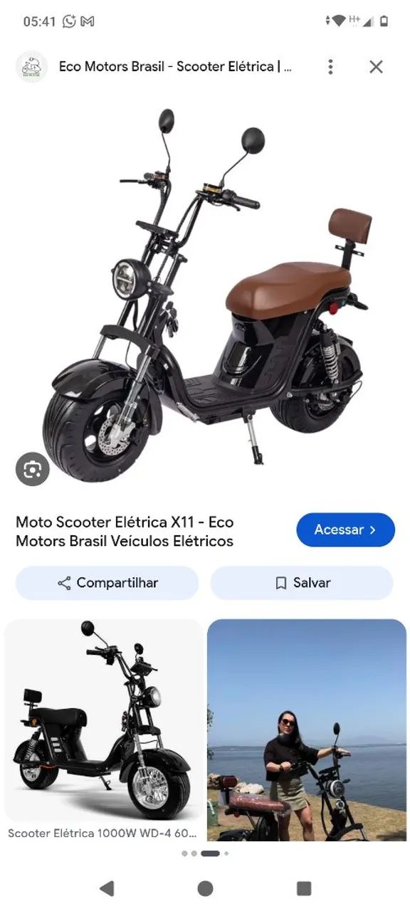Moto elétrica 2 meses de uso  - Foto 2
