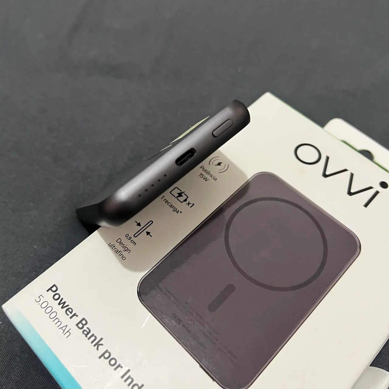Bateria Portátil Ovvi 5.000mAh (Nova) - Foto 4