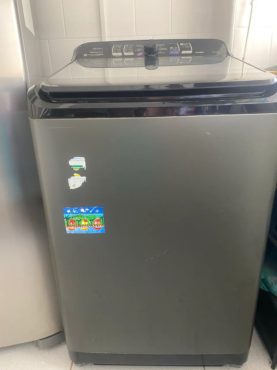 Máquina de Lavar Panasonic NA-F120B4 12kg - Excelente Estado! - R$ 1.200 - Foto 3