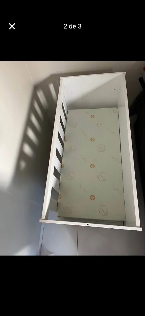 Mini berço com rodinhas 