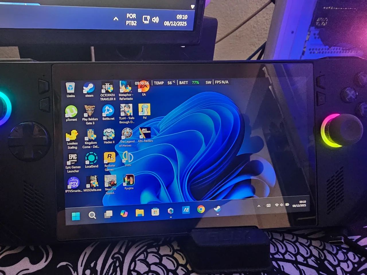 Rog ally x 1 tb com garantia até abril 2026