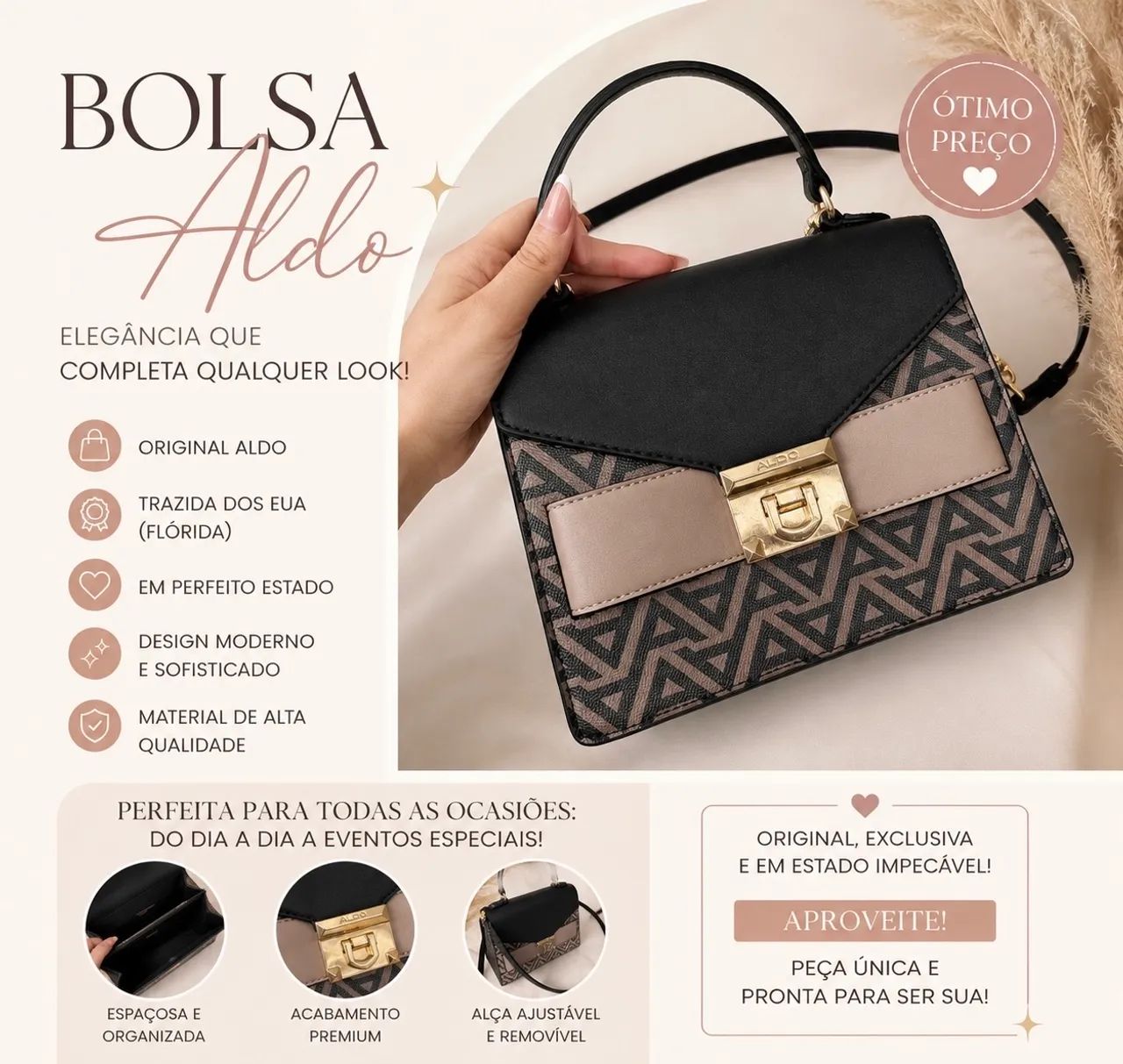 Bolsa Aldo - Foto 3