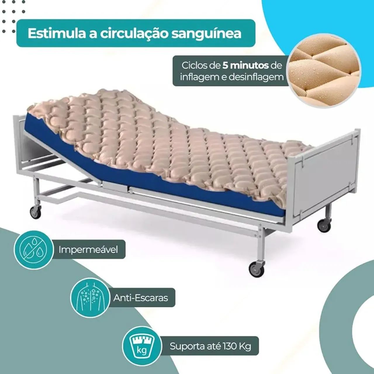 Colchão Pneumático Novo - Foto 5