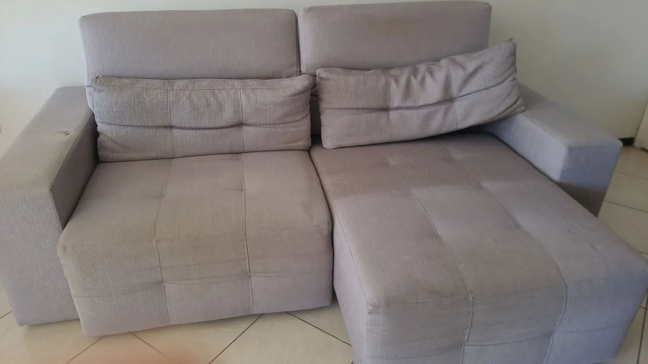 VENDO SOFÁ RETRÁTIL 3 LUGARES - Foto 2