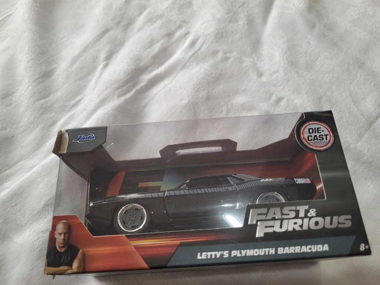 Carrinho Fast Furious Letty Playouth Barracuda