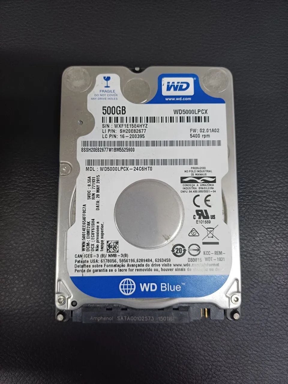 Hd 500gb WD 