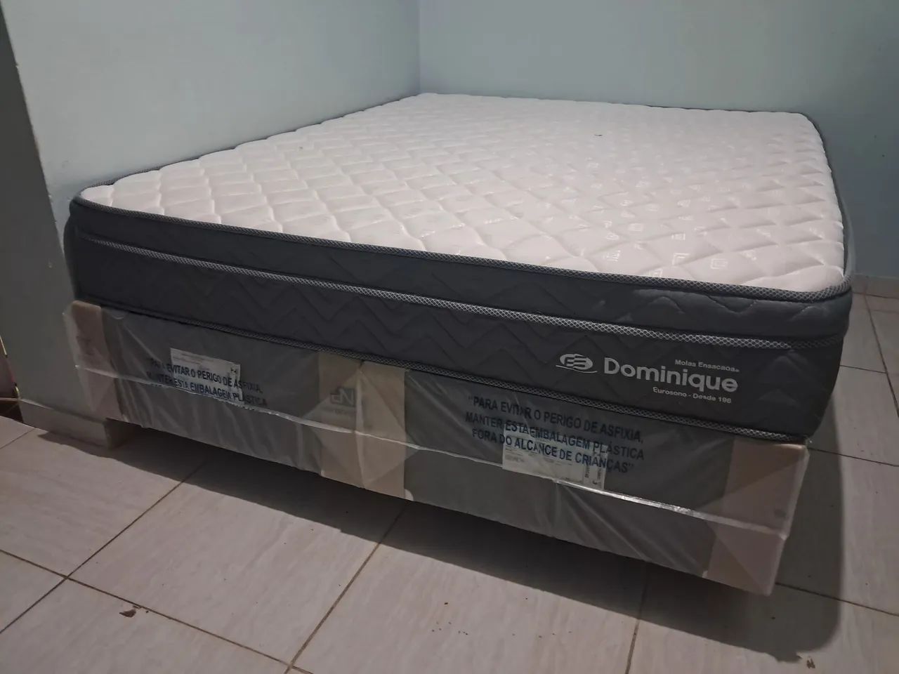 Cama Queen size luxo semi nova - Foto 5