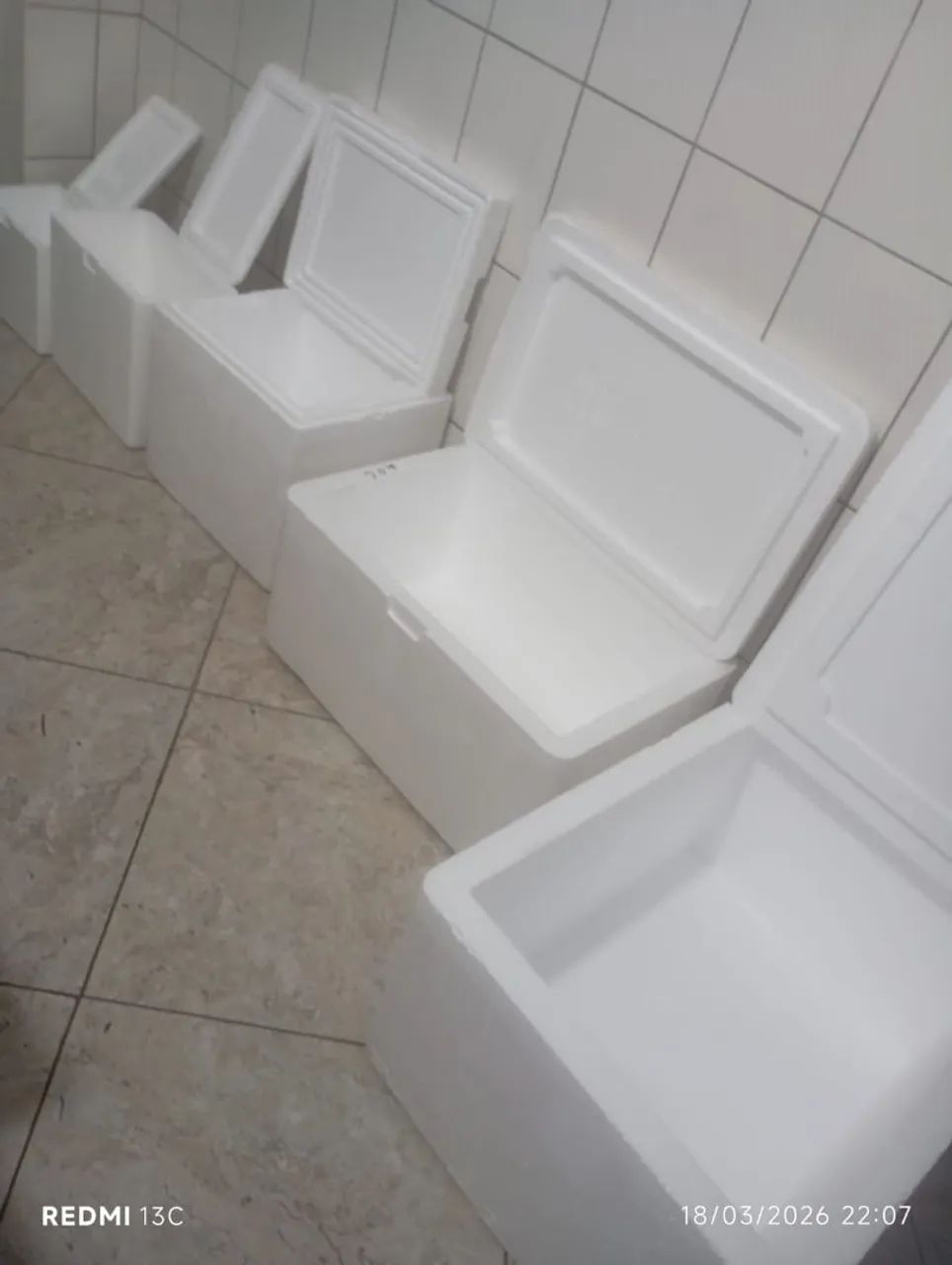 Lote de caixas de isopor vários tamanhos  - Foto 2