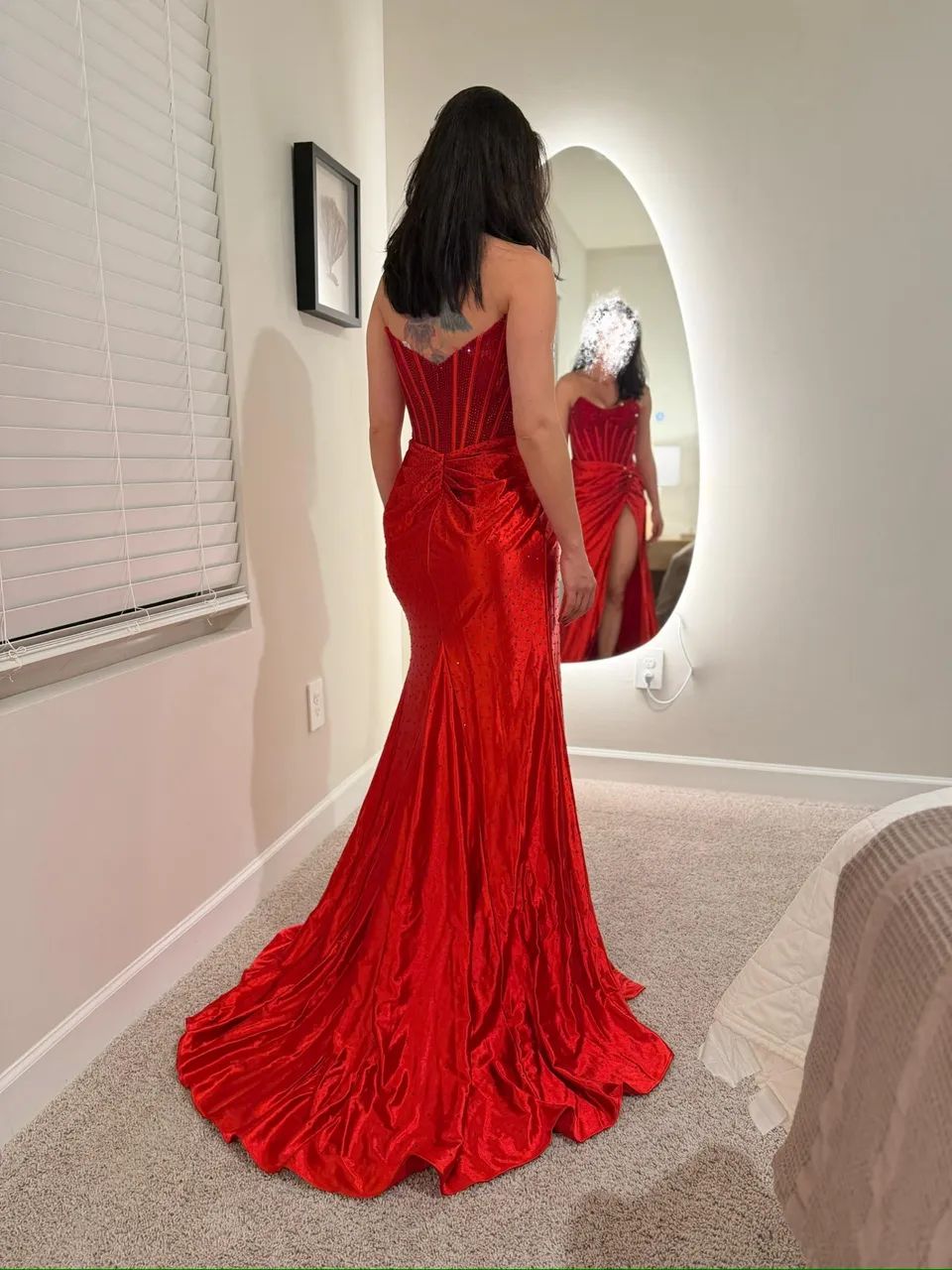 Vestido de formatura vermelho  - Foto 5