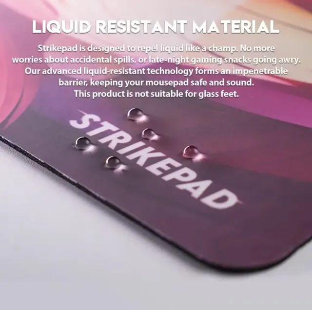 Mousepad Com Infusão De Vidro Fantech-strikepad Mst901 Novo Lacrado - Foto 3