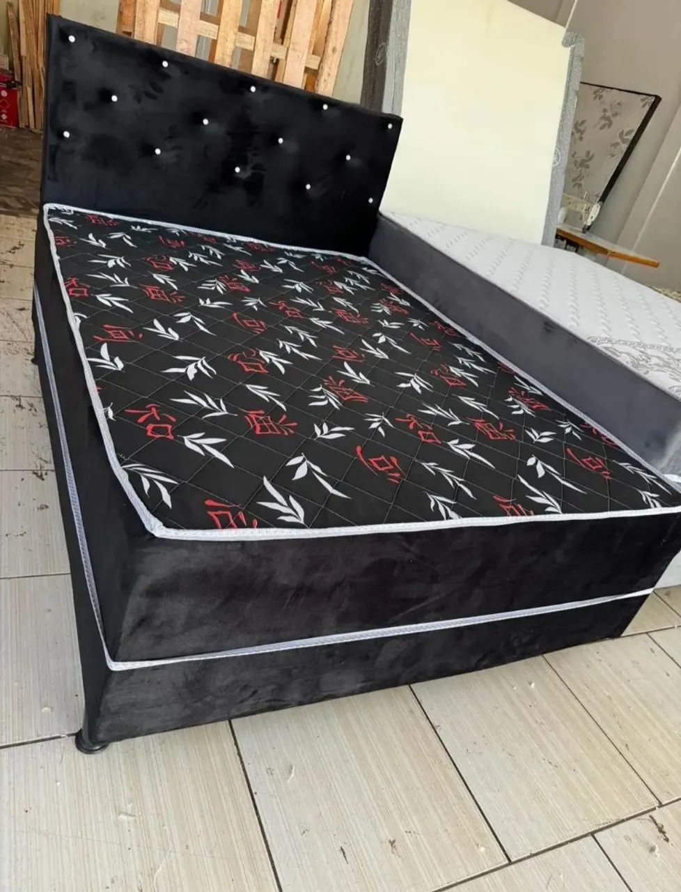 CAMA CASAL BOX CONJUGADA COM CABECEIRA FRETE GRÁTIS 