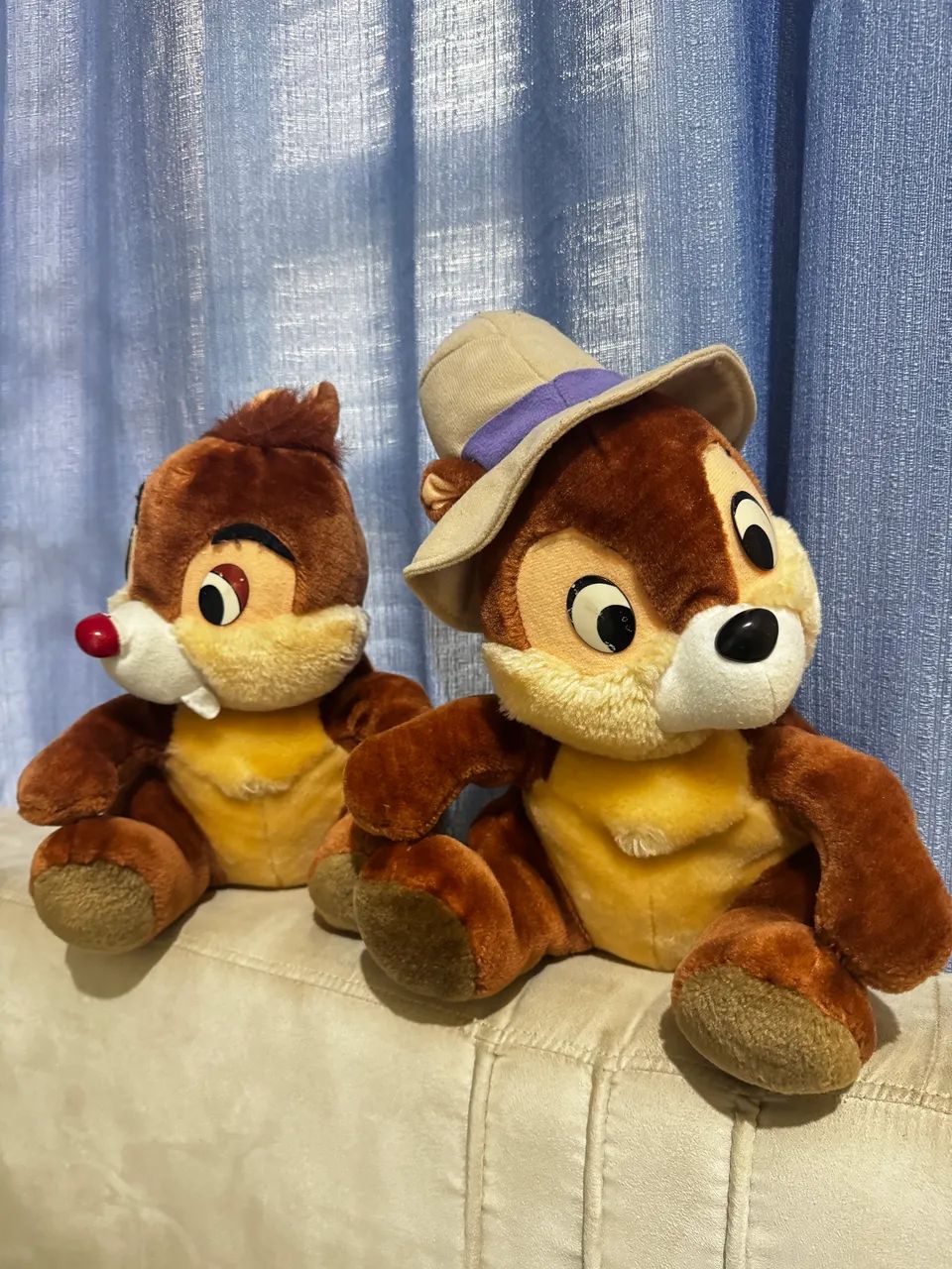 Urso de pelúcia tico e teco 25cm