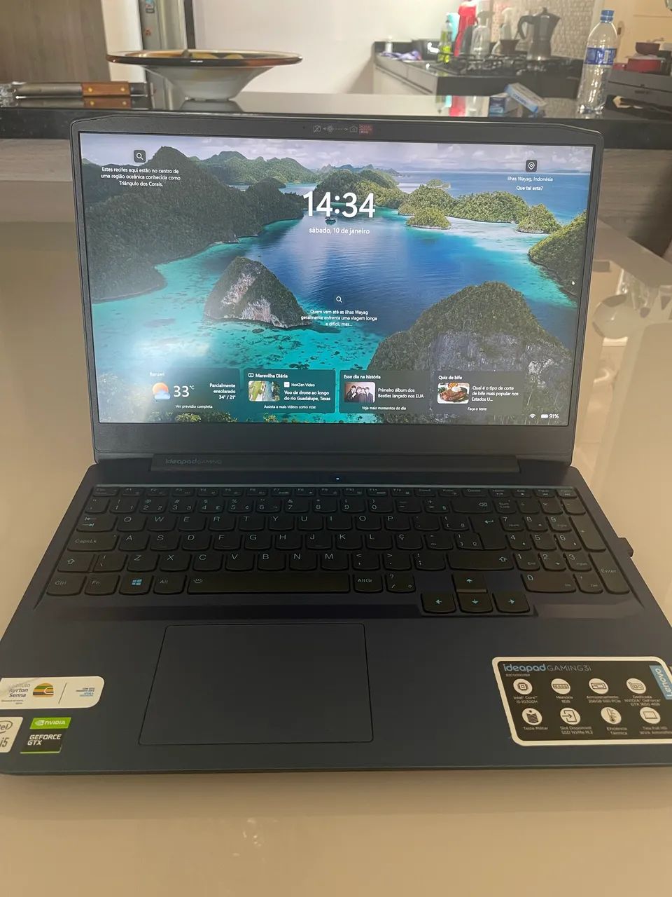 Notebook gamer Lenovo idealpad 3i gaming - Foto 2