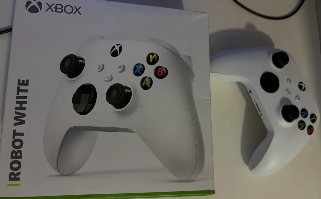 Controle Xbox branco  - Foto 2