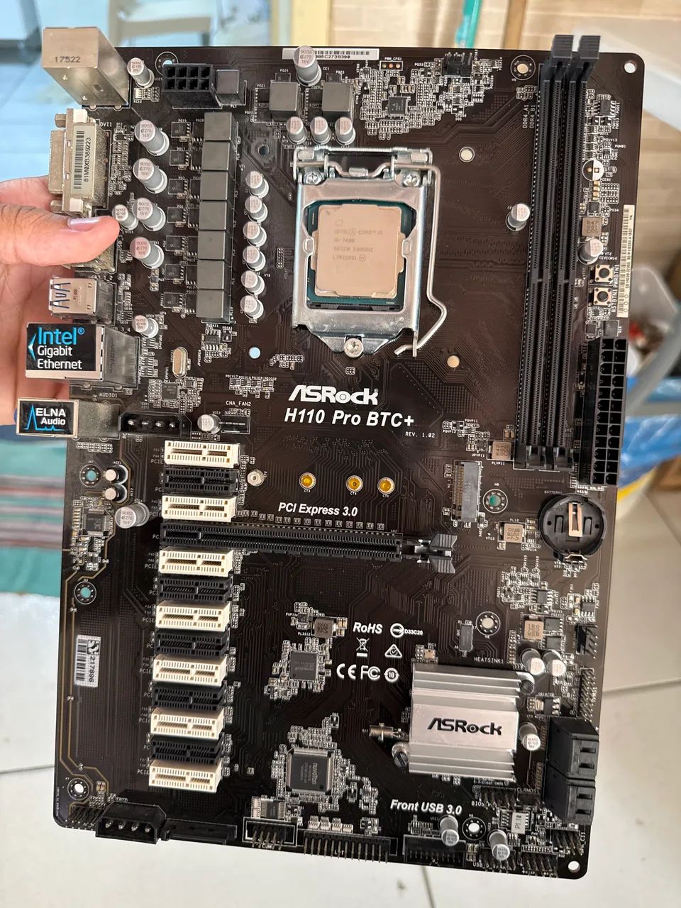 Placa mãe H110 PRO BTC+