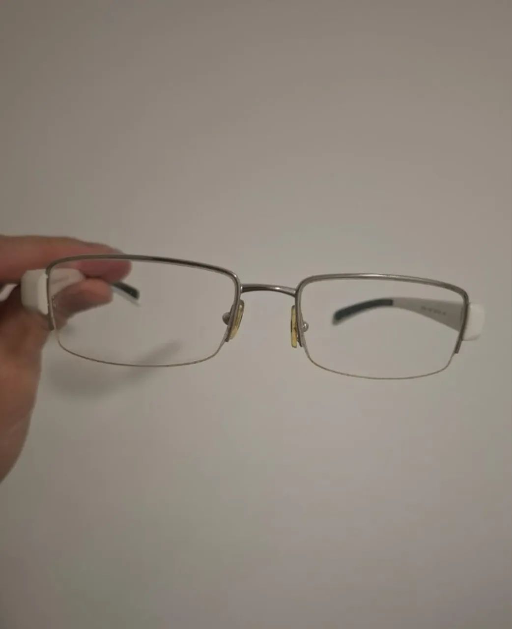 Armação óculos PRADA branco - original - unisex - Modelo VPS 55A - Foto 2