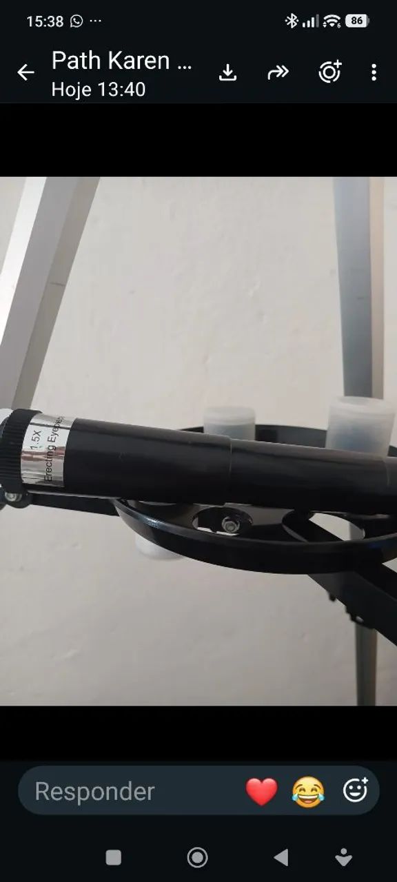 TELESCÓPIO ASTRONÔMICO GLEIKA F70060M COMPLETO  - Foto 2