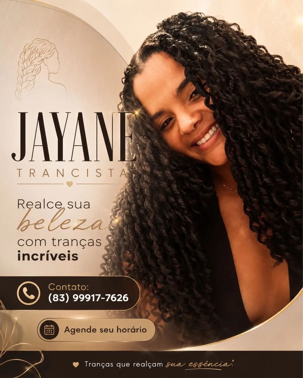 TRANÇAS A DOMICÍLIO ?