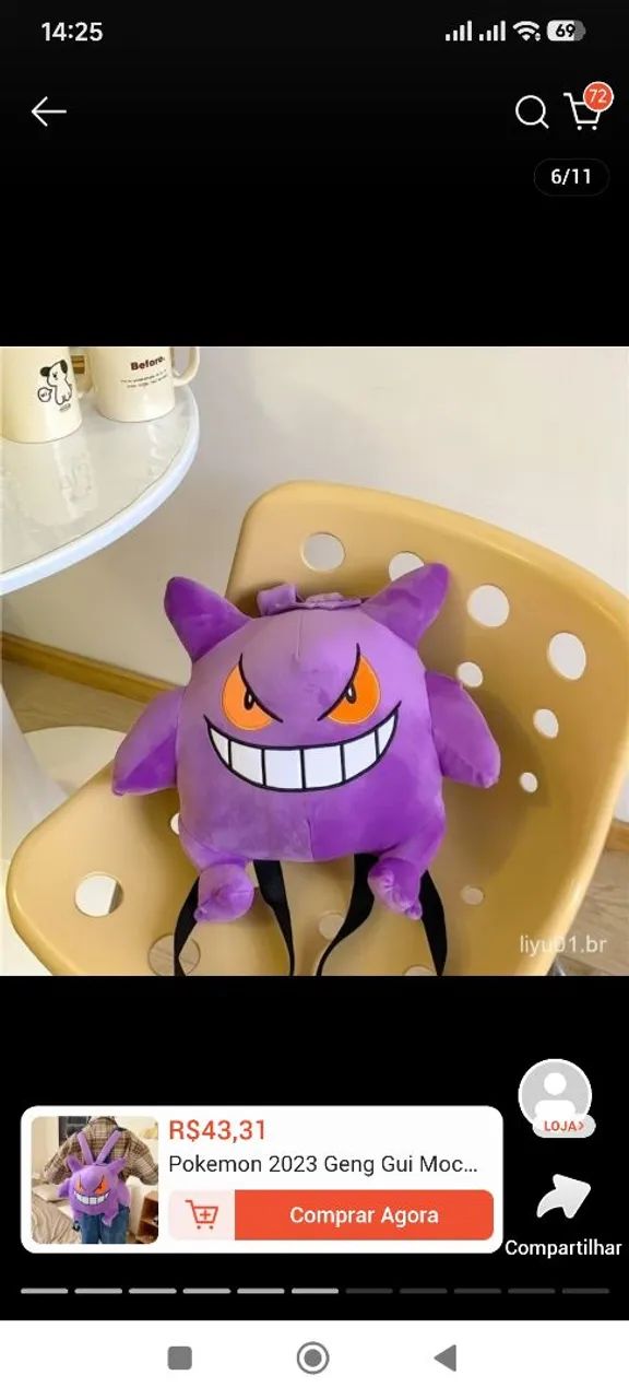 Mochilinha pokemon - Foto 2