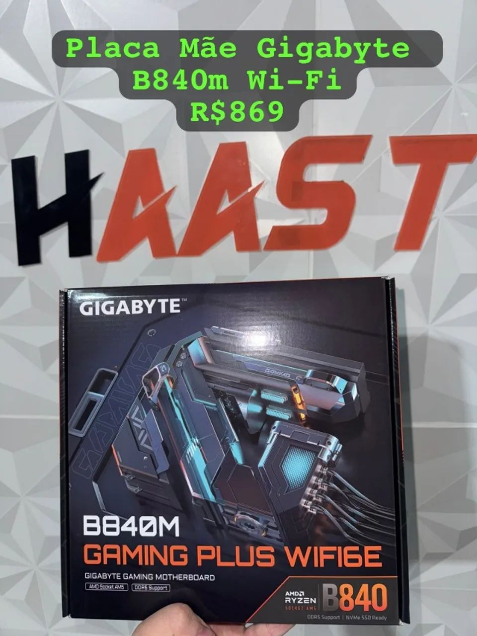Placa Mãe B840M Gigabyte Wi-Fi [Novo]