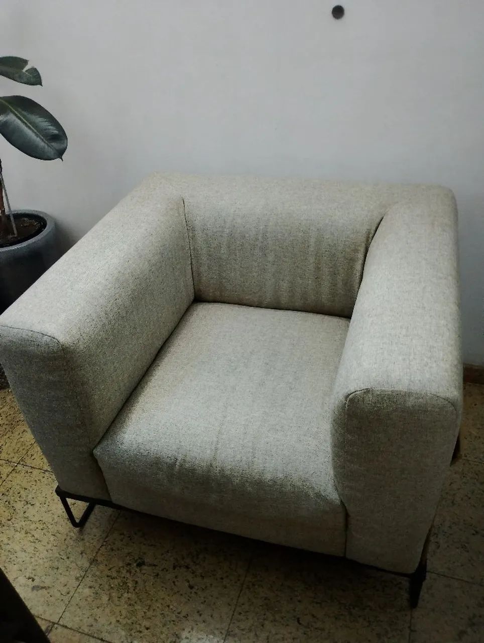 Poltrona Sava em linho - Foto 2