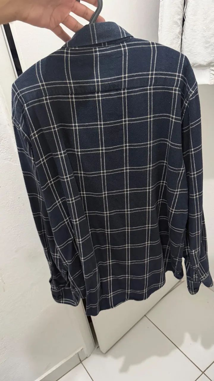 Camisa Xadrez Azul