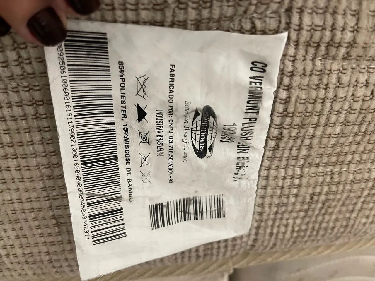 Cama Box King-size marca Simmons - Foto 5