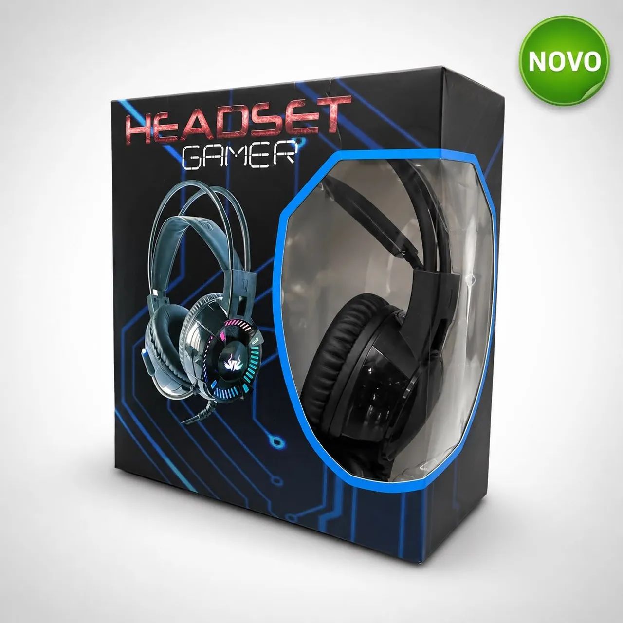 Headset Gamer KP-464 USB P2 LED RGB Com Microfone PC PS4 Xbox - Foto 2