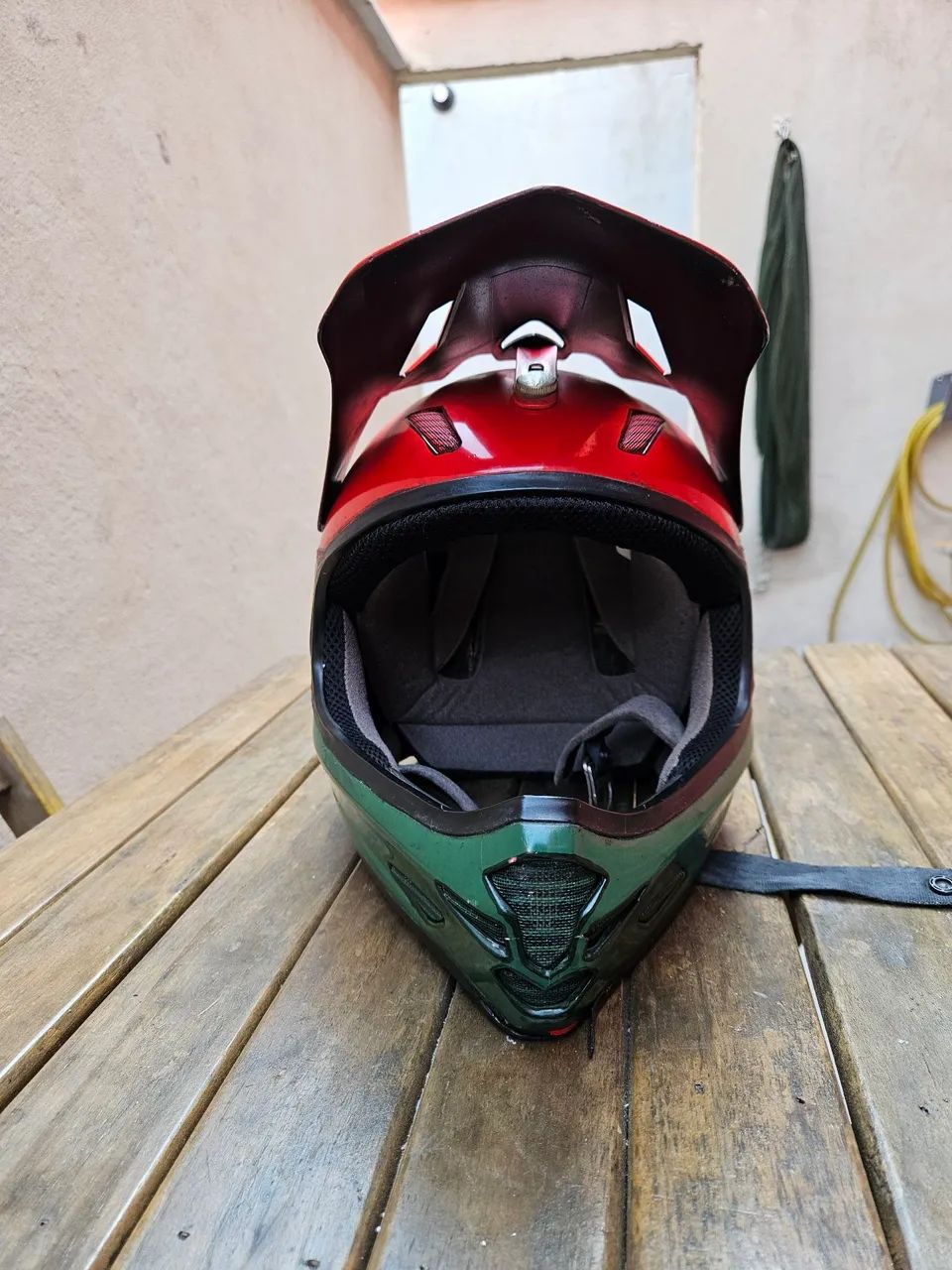 Capacete Bike Downhill ASW cores do Reggae - Foto 2
